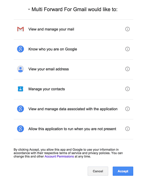 how to forward multiple emails in gmail