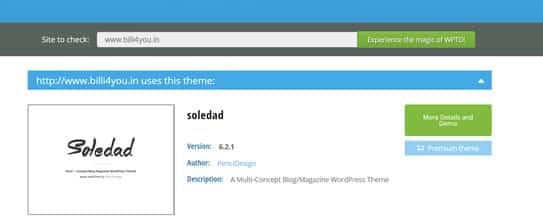 what theme is site using