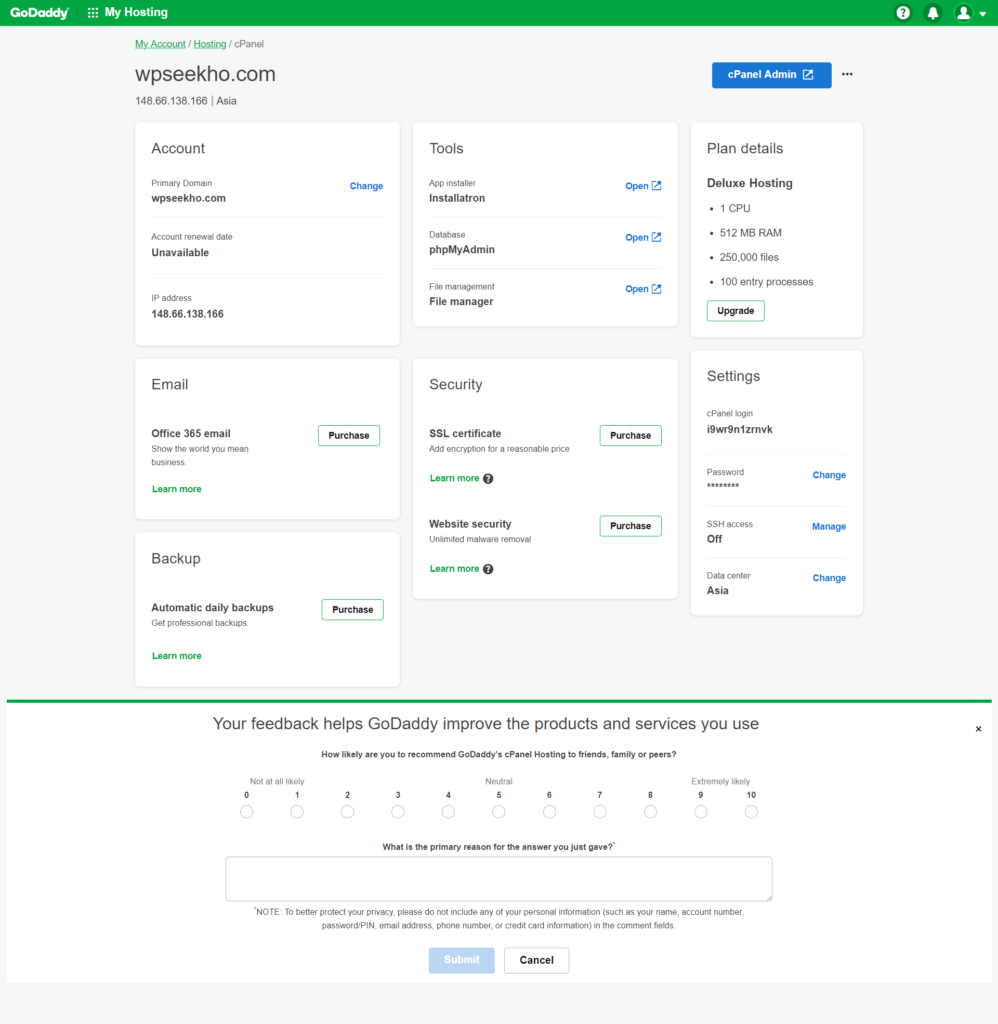 WordPress Installation