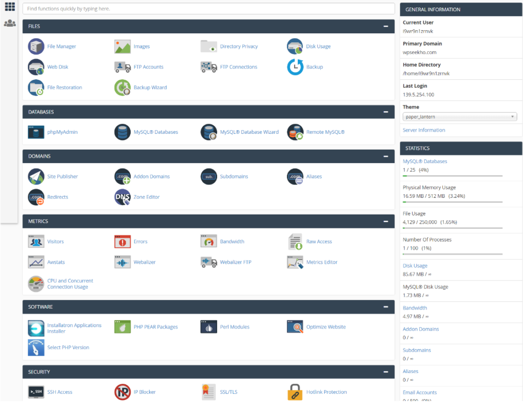 WordPress Installation