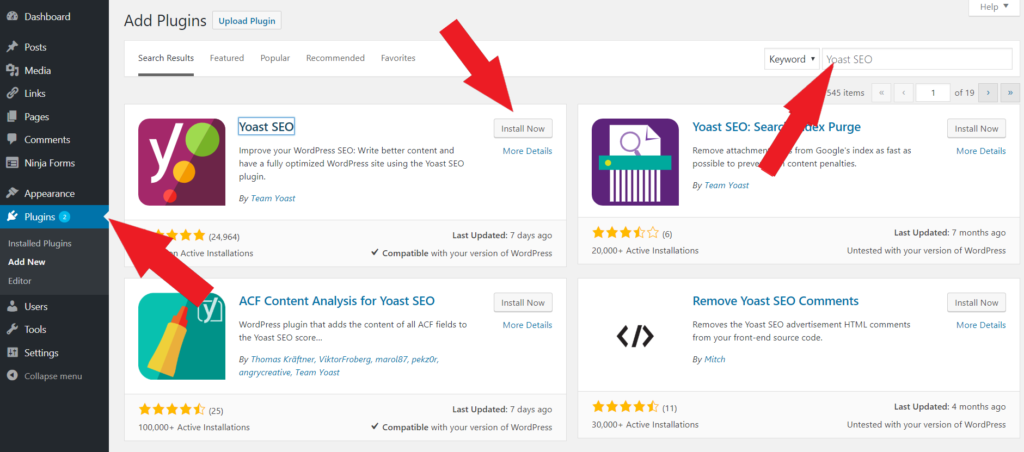 Install WordPress Plugin