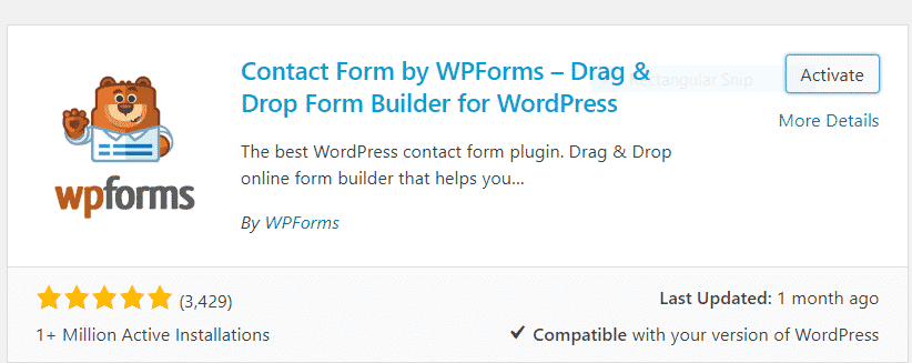 Create contact form