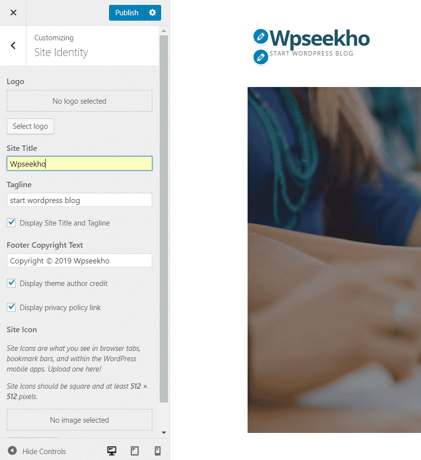 How to customize wordpress theme