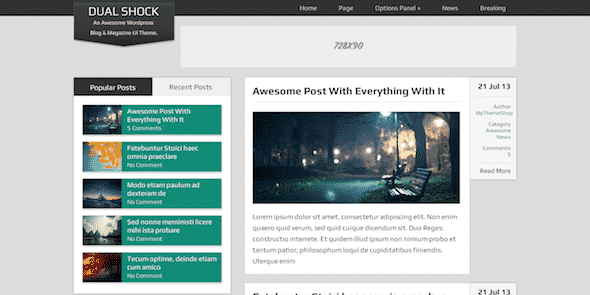 Agar aap ek tech ya news blog ko run kar rahe hai to aapko apne blog ke liye magazine style theme ka use karna chahye.