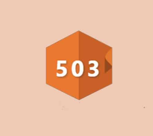 503 service unavailable error