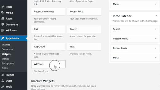 Create contact form