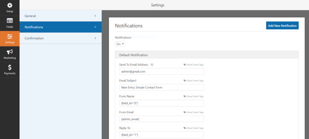 Create contact form