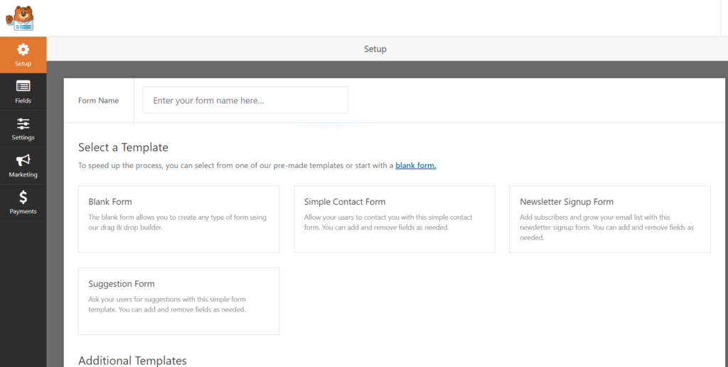 Create contact form