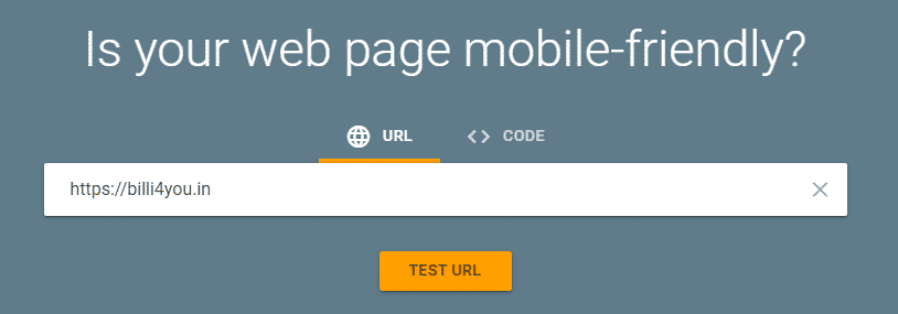 url bar
