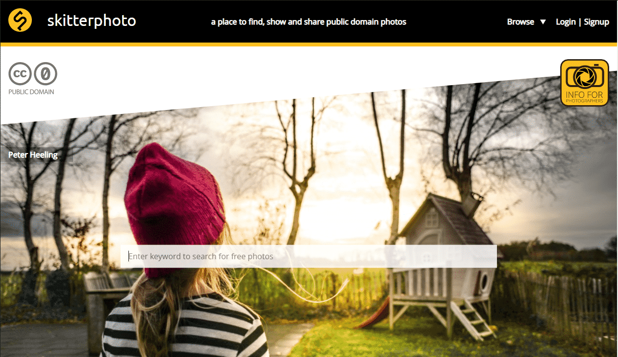 Websites for free Stock Images