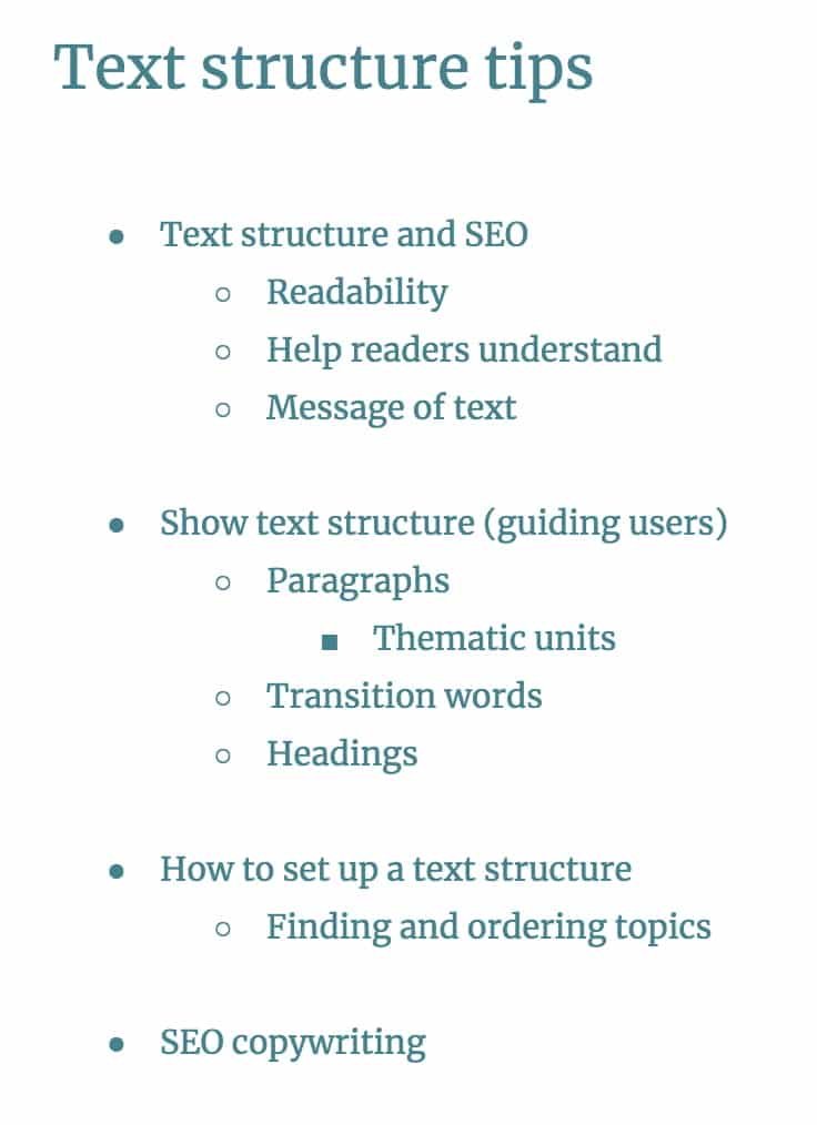 Blog Post Structure Setup