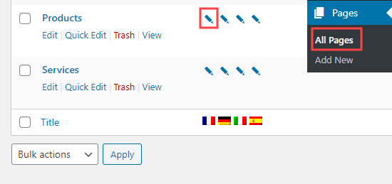 edit automatic translation