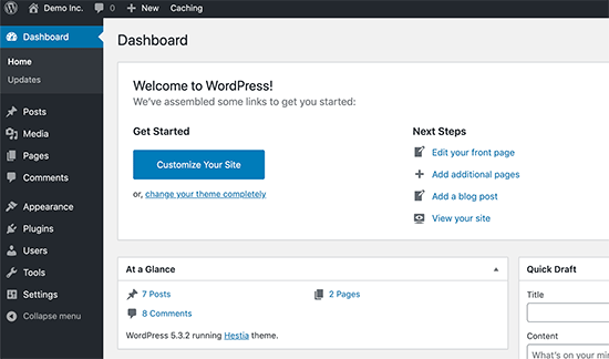 WPdashboard