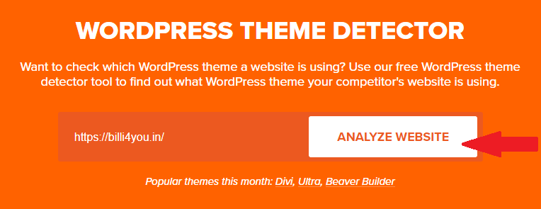 theme detector tool